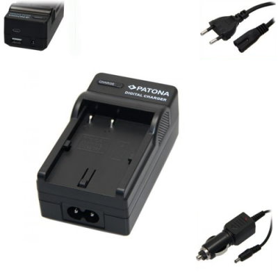 Batterie Ladegert m. micro USB f. Sony HDR-PJ200E
